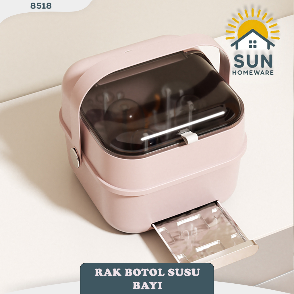 SUN Rak Botol Susu Bayi 8518/ Rak Pengering Botol Susu Bayi / botol susu / perlengkapan bayi / botol