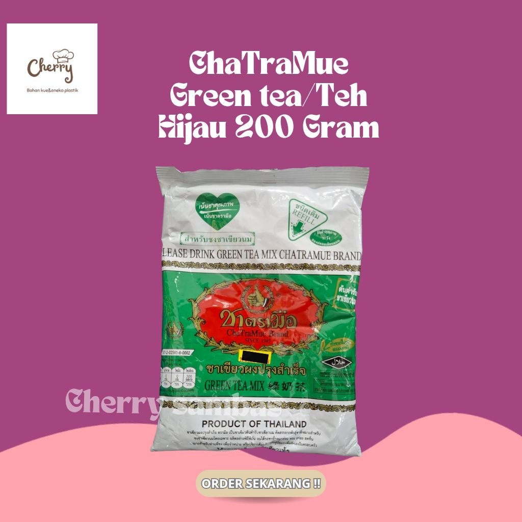 

PROMO !! ChaTruMue Green Tea/Teh Hijau 200 Gram