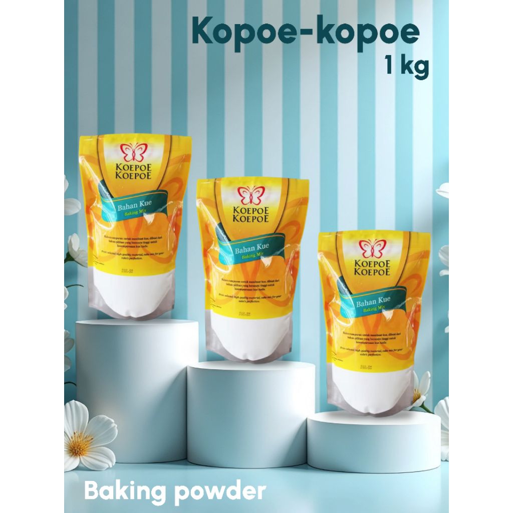 

BAKING POWDER KOPOE-KOPOE 1 KG MURAH original 100%
