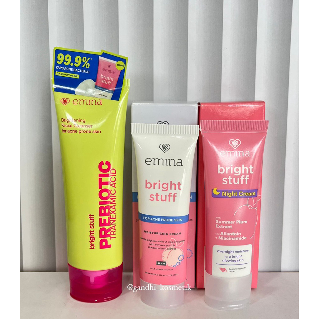 Emina Paket Hemat 3in1 Acne prone(kulit berjerawat)