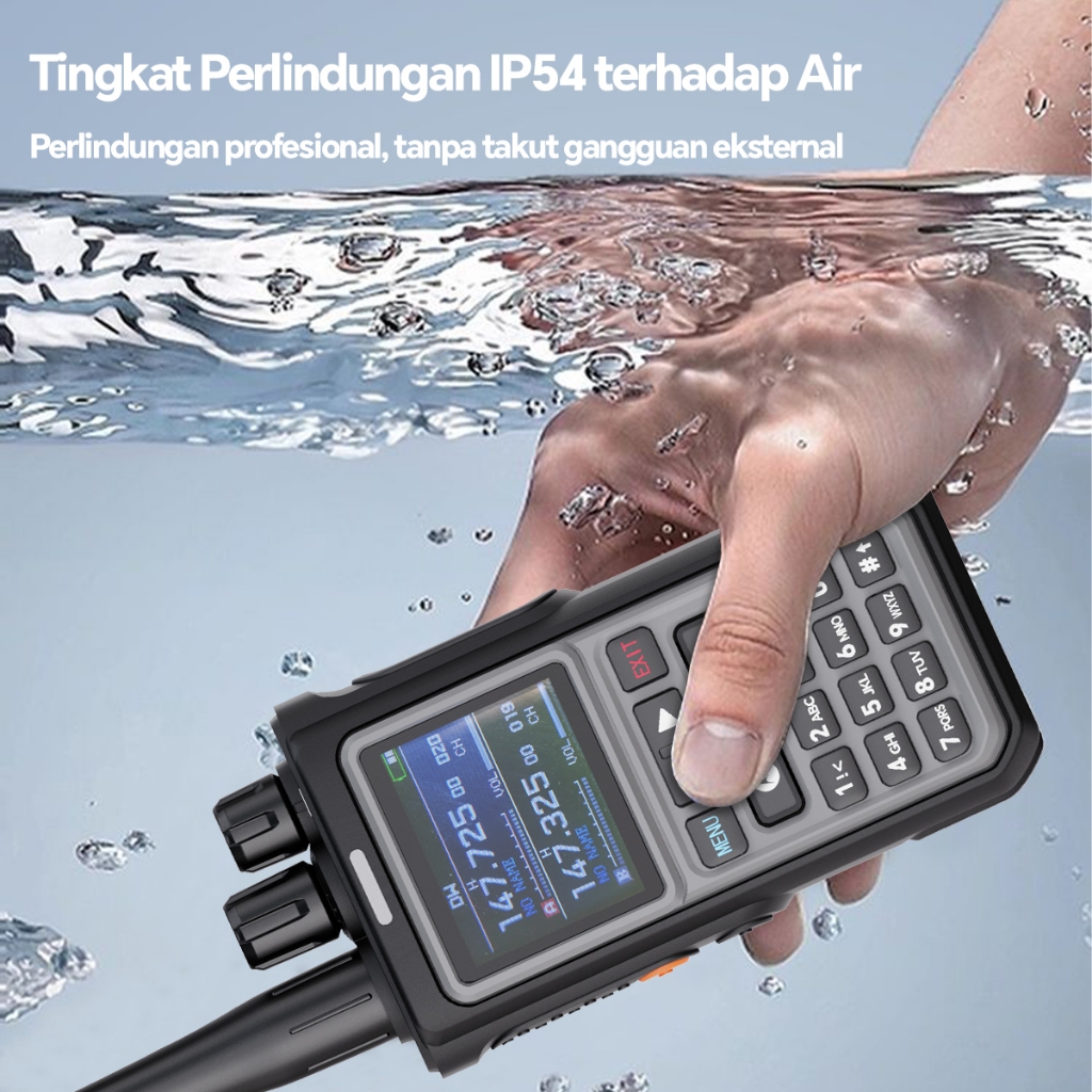 Kiyoshop12 Ht Motorola Ht Motorola Hx-8100 Walkie Talkie Two Way Radio Jarak Jauh 20Km Daya Tinggi