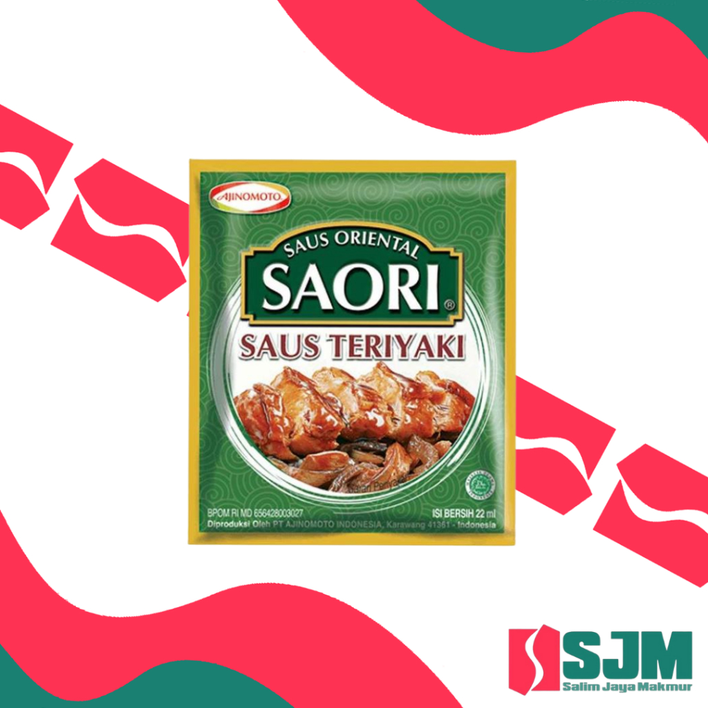 

Saori Saus Teriyaki ~ 22Ml - Saus Teriyaki Sachet