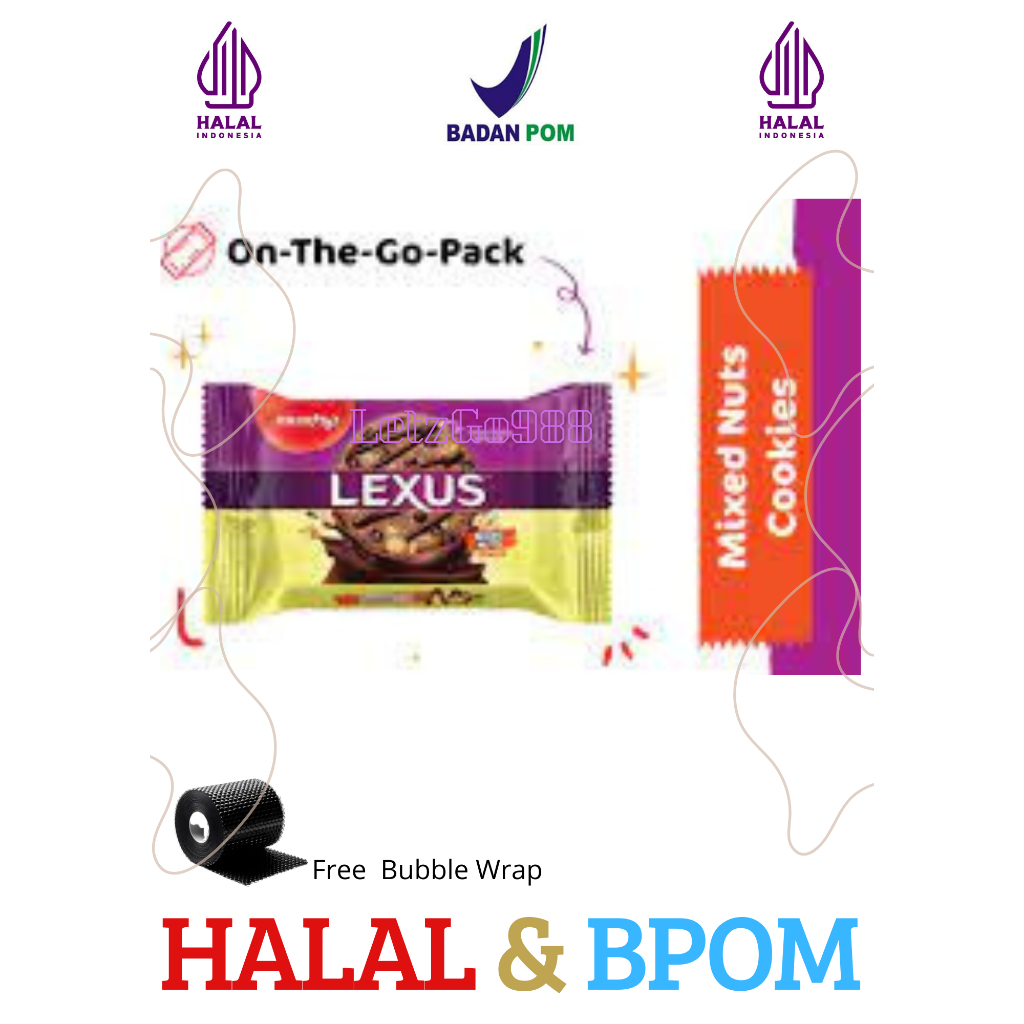 Biskuit Munchys Lexus Mixed Nuts Cookies / Oat Cookies Kacang