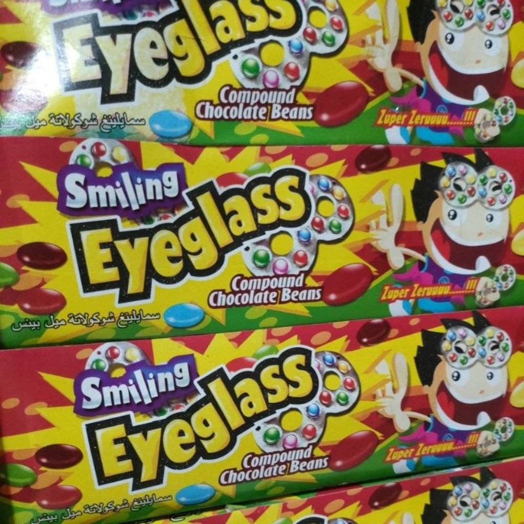 

[1 dus] eyeglass coklat jadul makanan jadul isi 20 pcs