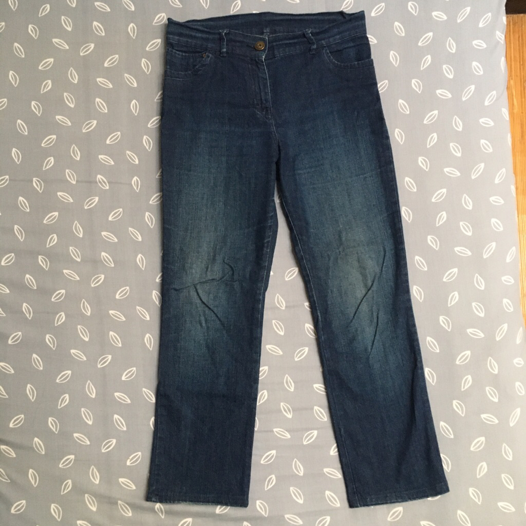 Celana Jeans Marks & Spencer Wanita Med Blue