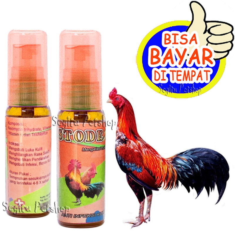 Obat Luka Ayam Cacar Bubul Sakit Koreng Infeksi Kulit Stodex Spray