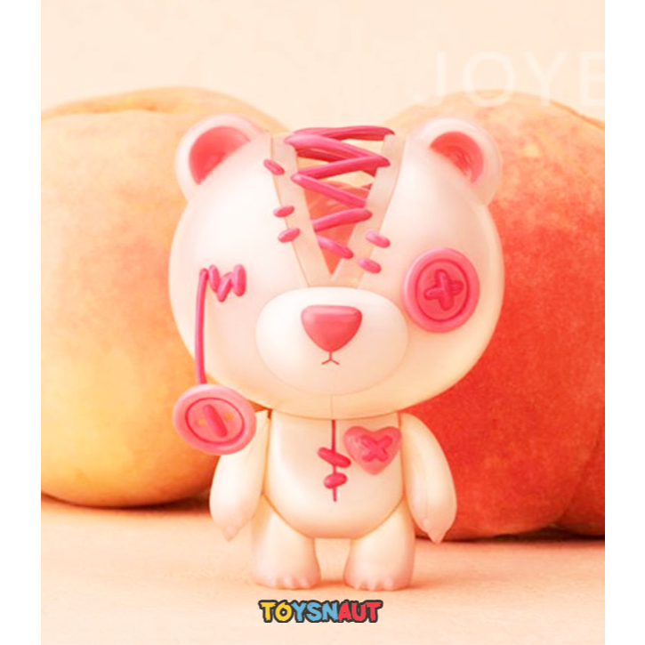 Joybrain x Your Toy x Hobbymax x Rageddy Teddy Blind Box Sofubi - Peach