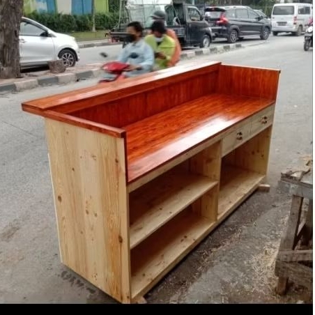 meja bar cafe/mini bar kayu jati belanda