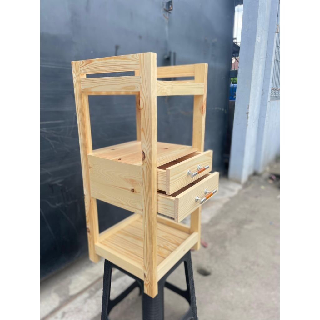 Nakas - Tatakan Dispenser Kayu Jati Belanda