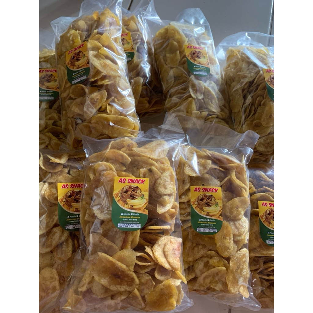 

Keripik pisang gurih enak 250gram