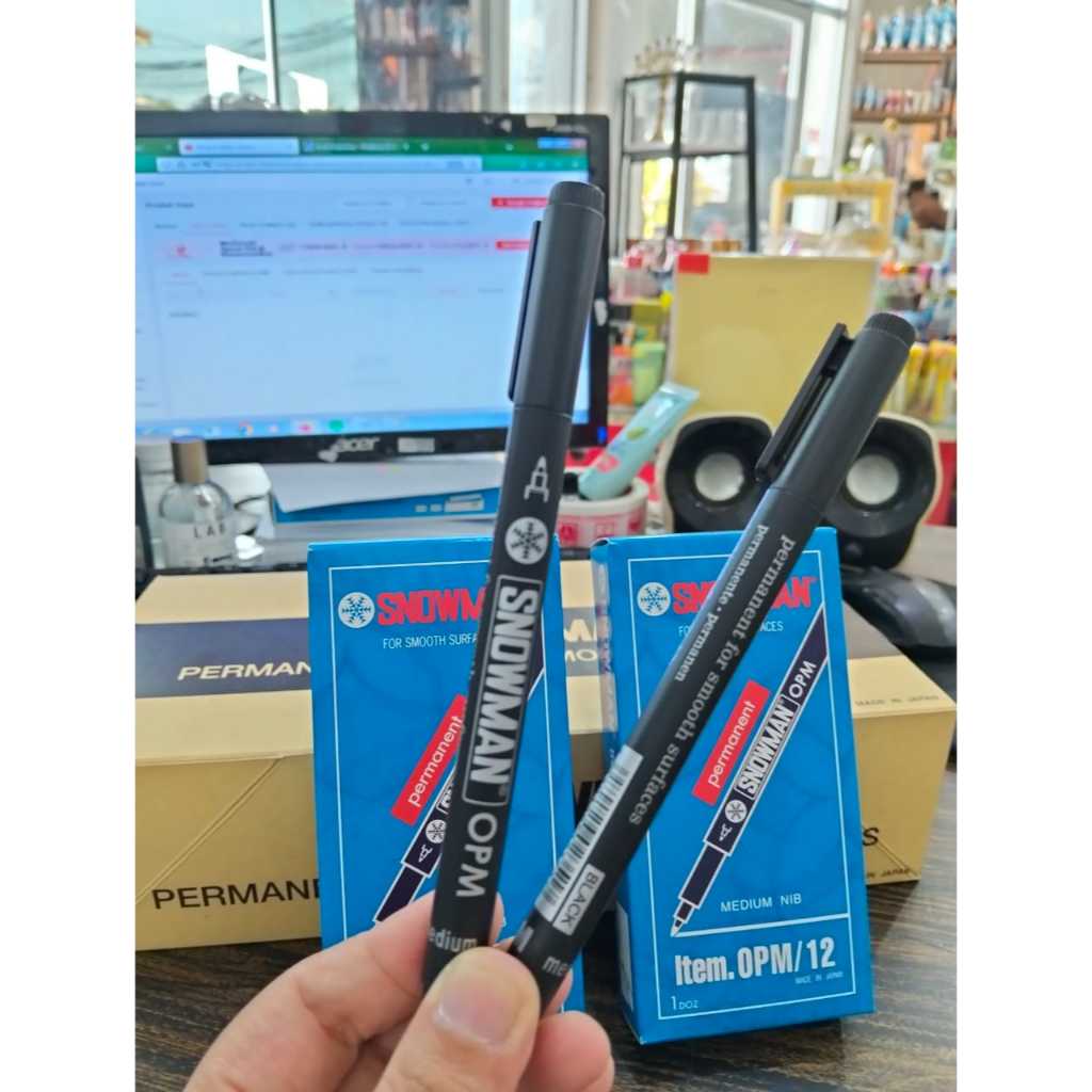 

SPIDOL PERMANEN OPM / SPIDOL PERMANEN TINTA HITAM MEDIUM