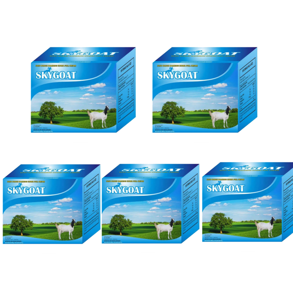 

5 BOX SKYGOAT susu kambing etawa full cream original asli 100%