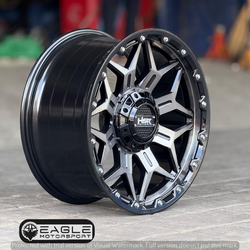 VELG MOBIL RACING HSR FG BOLD RING 20 LEBAR 10 COCOK BUAT TRITON HILLUX RANGER DLL