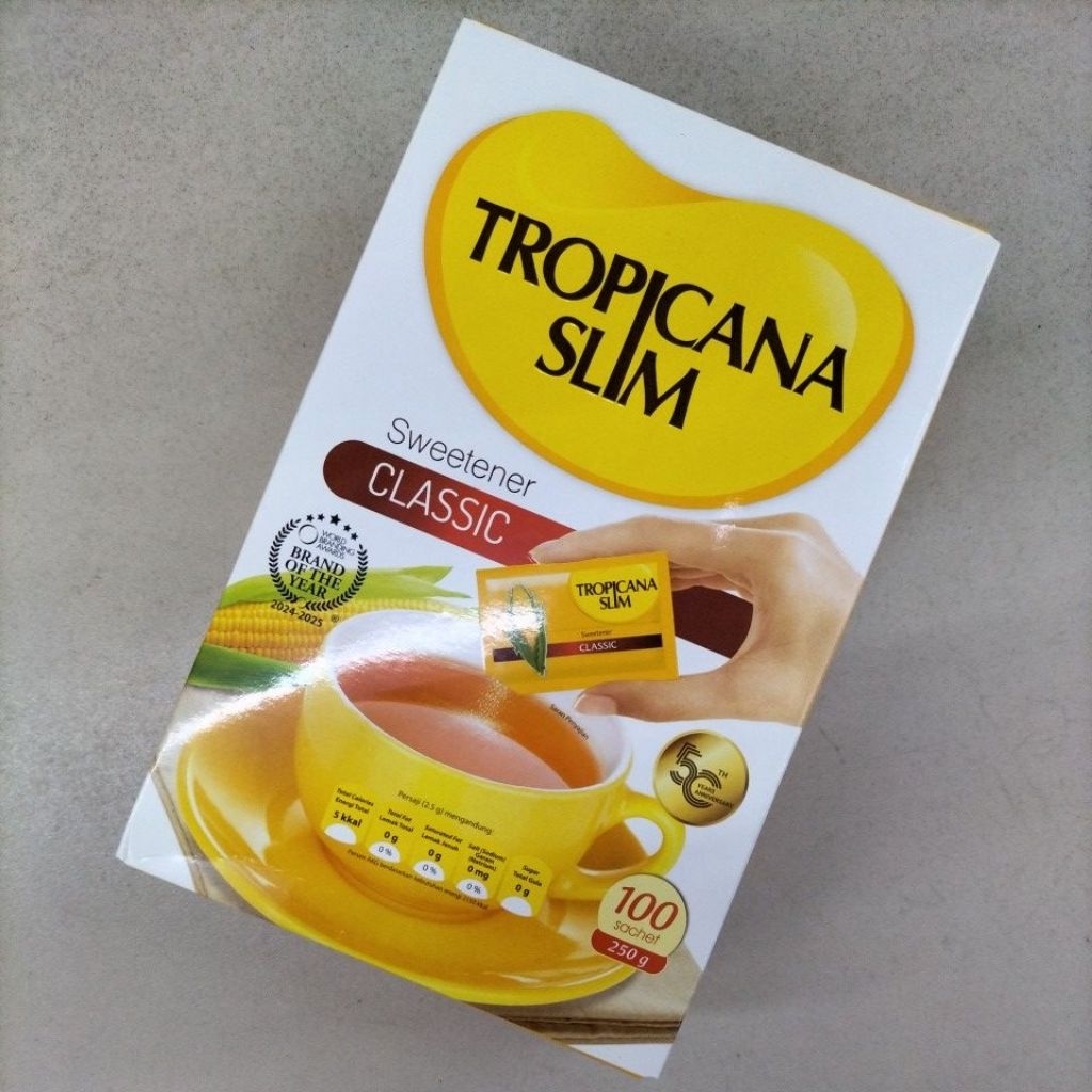 

TROPICANA SLIM SWEETENER CLASSIC 100 SACHET