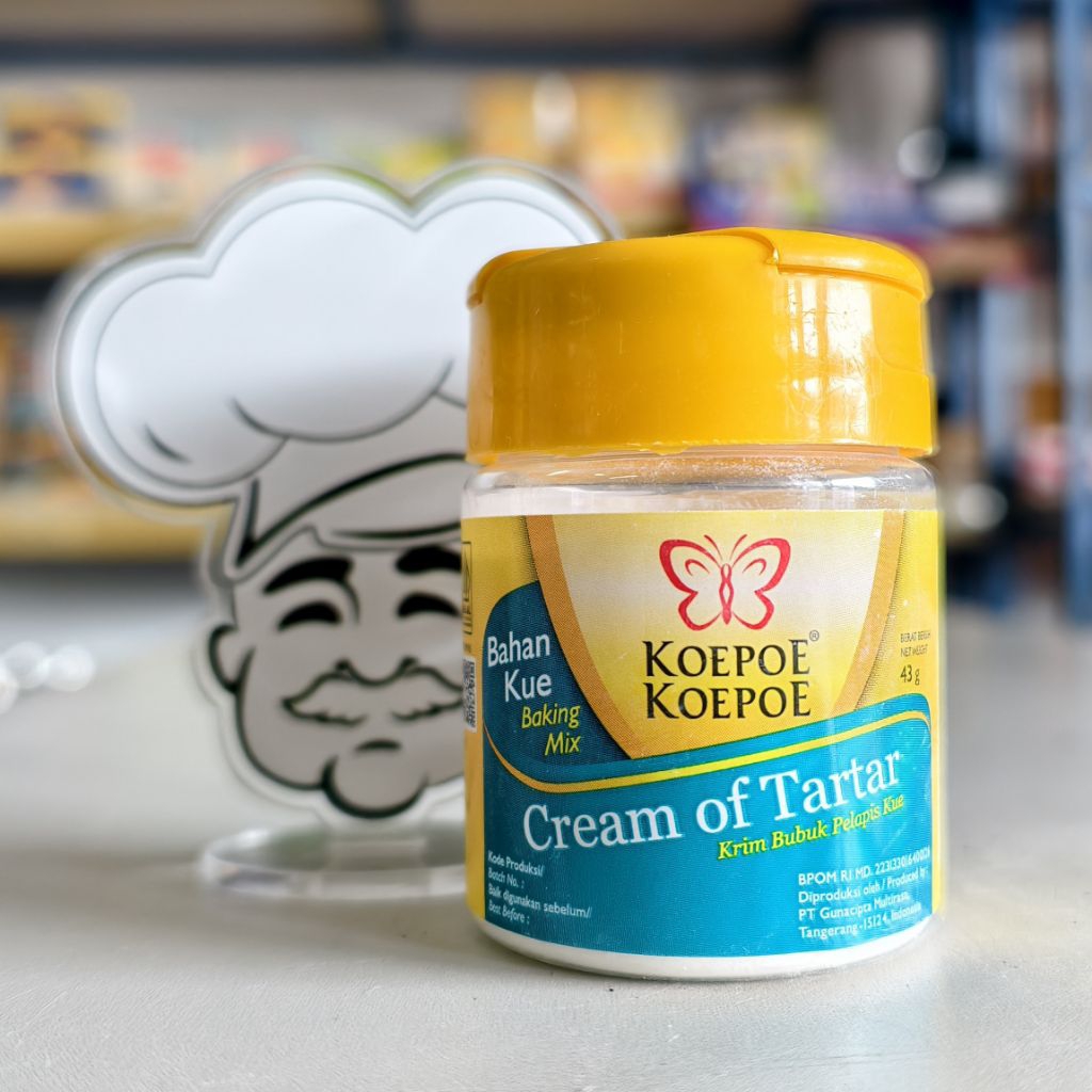 

Koepoe Koepoe Cream Of Tar Tar / Krim Bubuk Pelapis Kue 43Gr