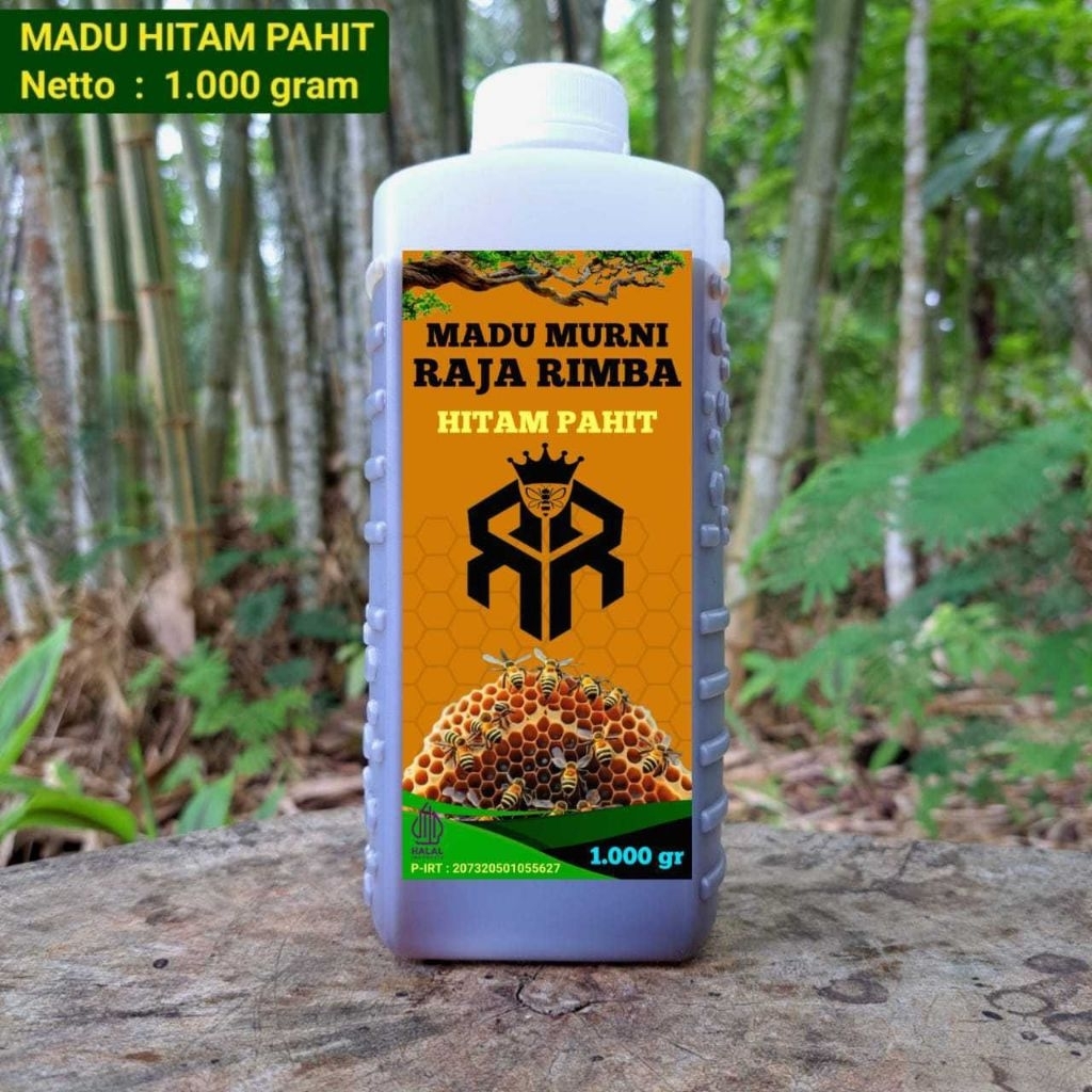 

Madu Hitam pahit premium berasal dari lebah liar nektar bunga mahoni atasi penyakit anda dengan minum madu hitam pahit netto 1000 gram