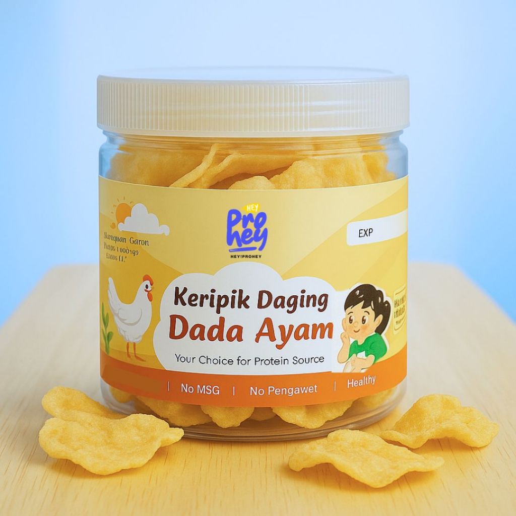 

KERIPIK DAGING AYAM ASLI - HEY PROHEY