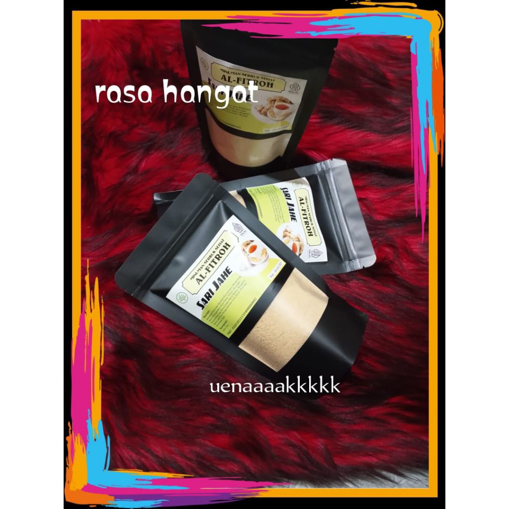 

200gr Serbuk Sari Jahe - Wedang jahe bubuk Al-Fitroh