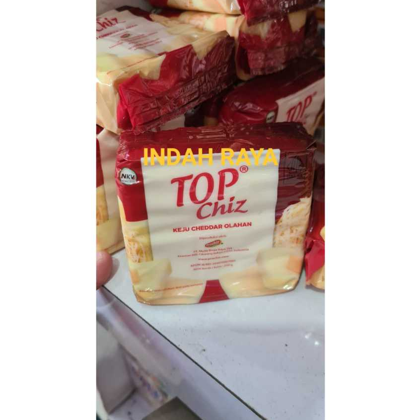 

TOP CHIZ/ keju CHEDDAR OLAHAN 250g/pcs