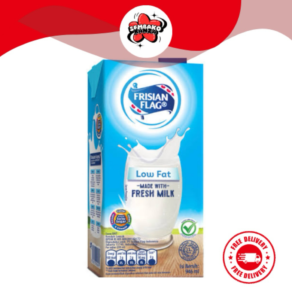 

Frisian Flag Susu UHT Low Fat 946ml