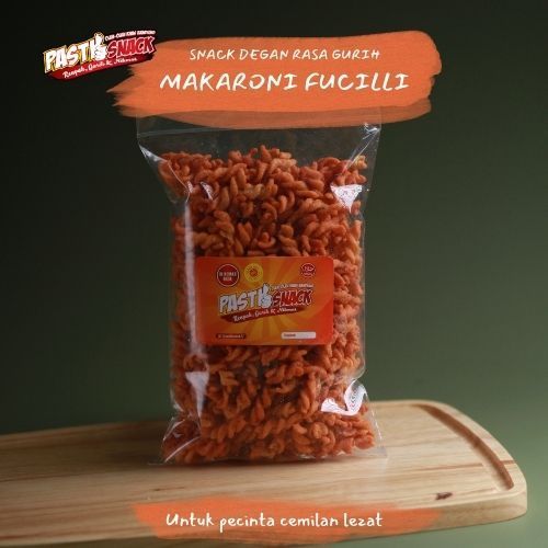 

MAKARONI FUCILLI - CEMILAN MAKARONI SPIRAL FUCILLI 250GR PASTISNACK
