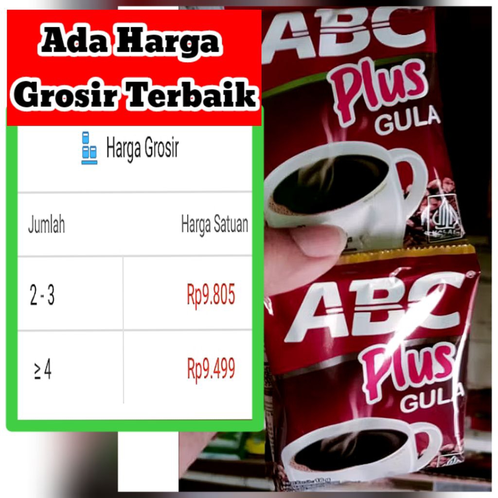 

Kopi ABC Plus 10 sachet