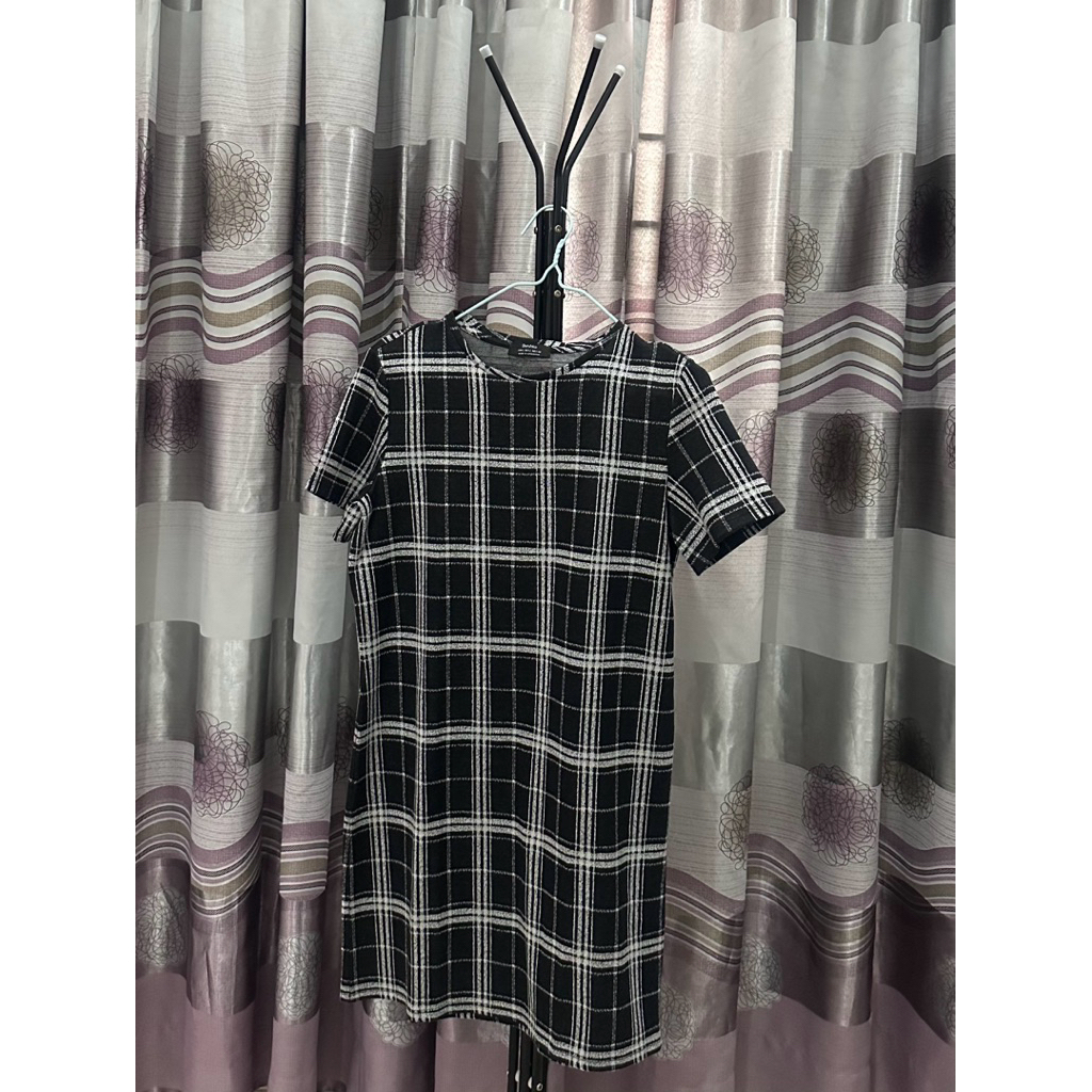 [Preloved] Dress Bershka Tartan