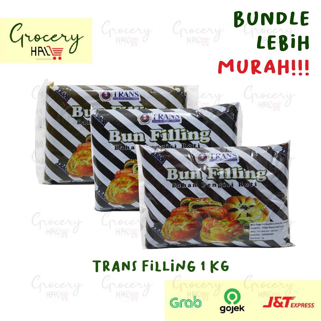 

[ HARGA BUNDLE ] TRANS BUN FILLING 1 KG - ISIAN MOONCAKE ANEKA RASA