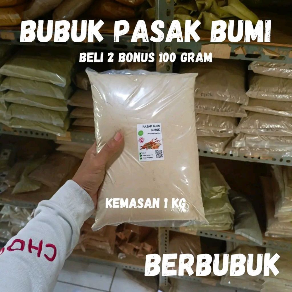 

Bubuk Serbuk Pasak Bumi 1 Kg 1000 gram asli tanpa campuran original