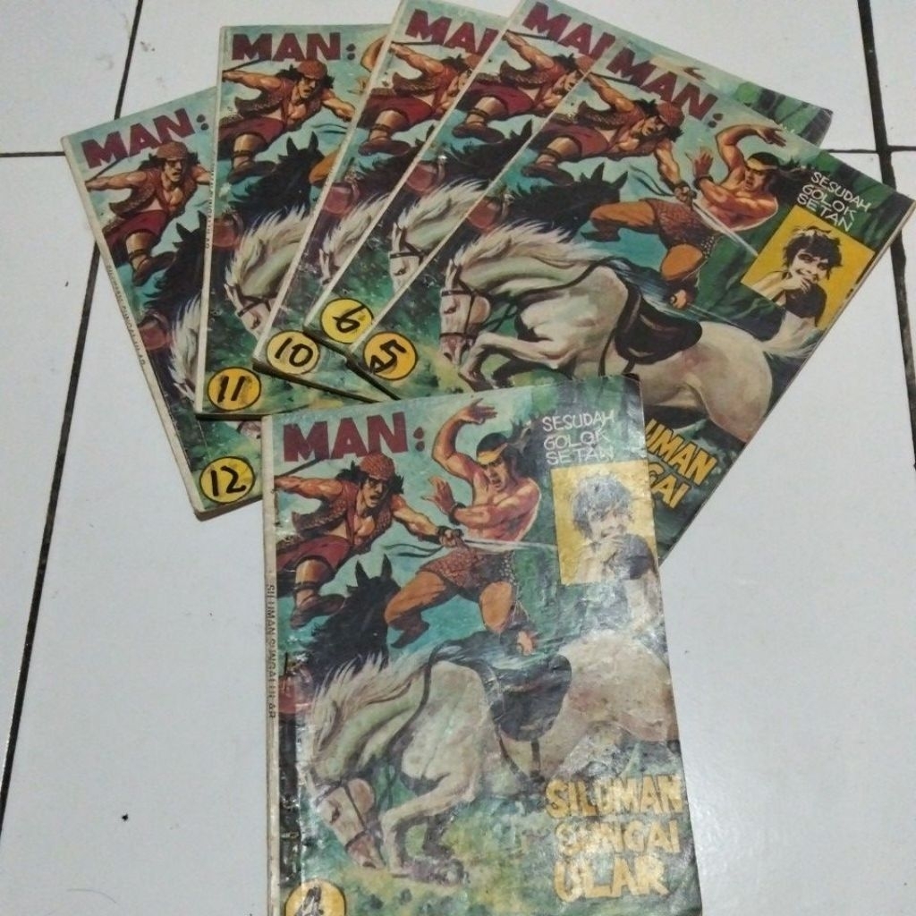 6 buku cerita jadul man siluman sungai ular