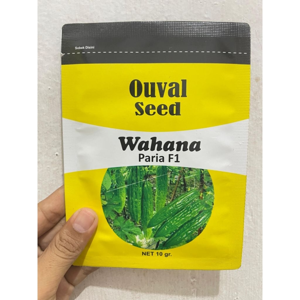 bibit pare wahana F1 pare panjang unggul /Paria wahana F1 ouval seed isi 65 butir