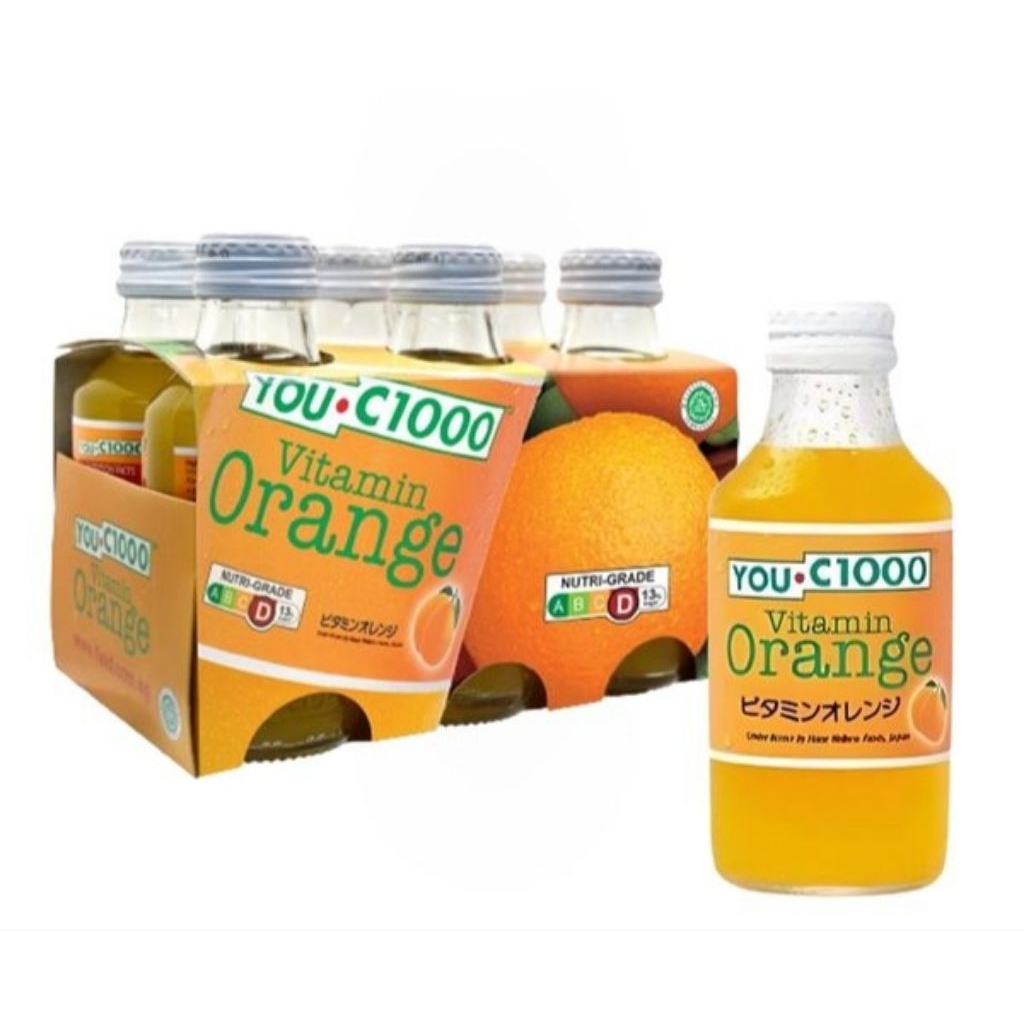

YOU C-1000 mg Vit C Orange 140ml Vitamin C1000 botol kaca
