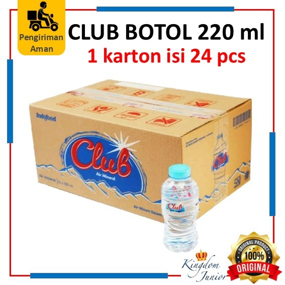 

Club Air Mineral Botol Mini 220Ml / Air Minum Club 220 Ml