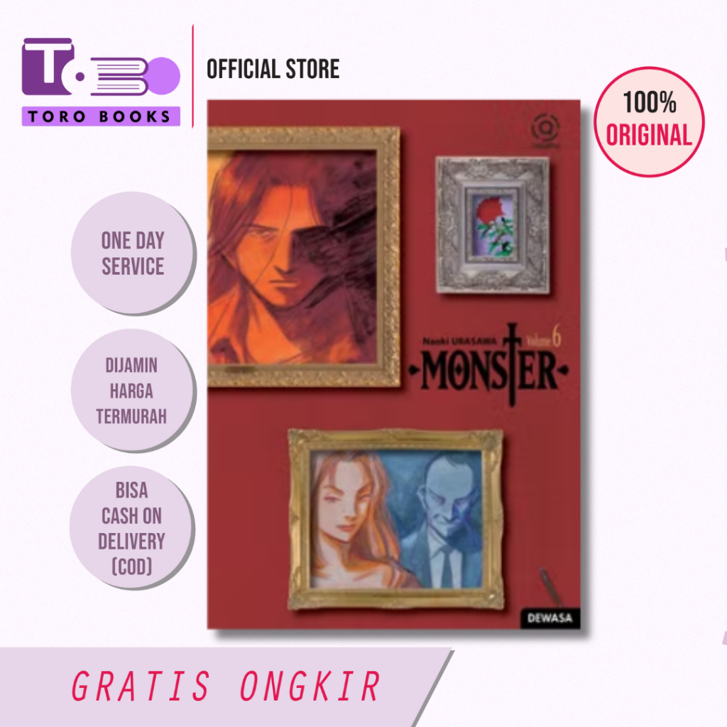 Komik seri : Monster  - NAOKI URASAWA