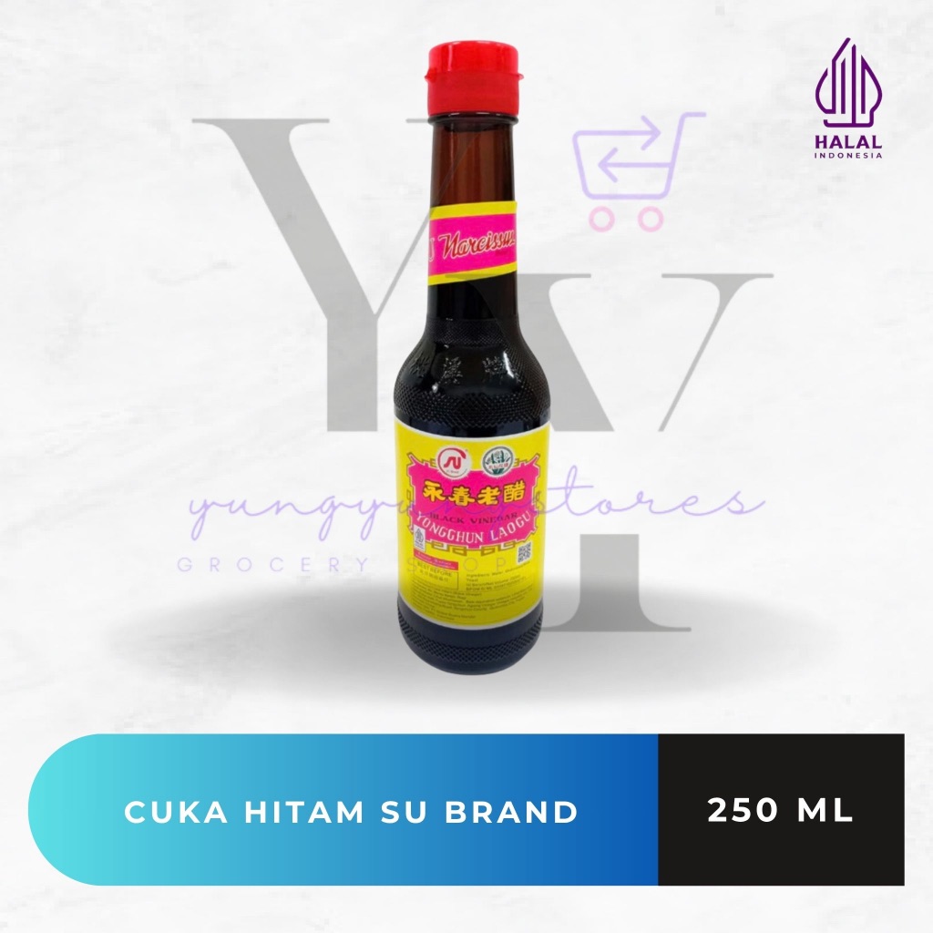 

[KECIL] Cuka Hitam / Black Vinegar SU Brand Narcissus 250 ml