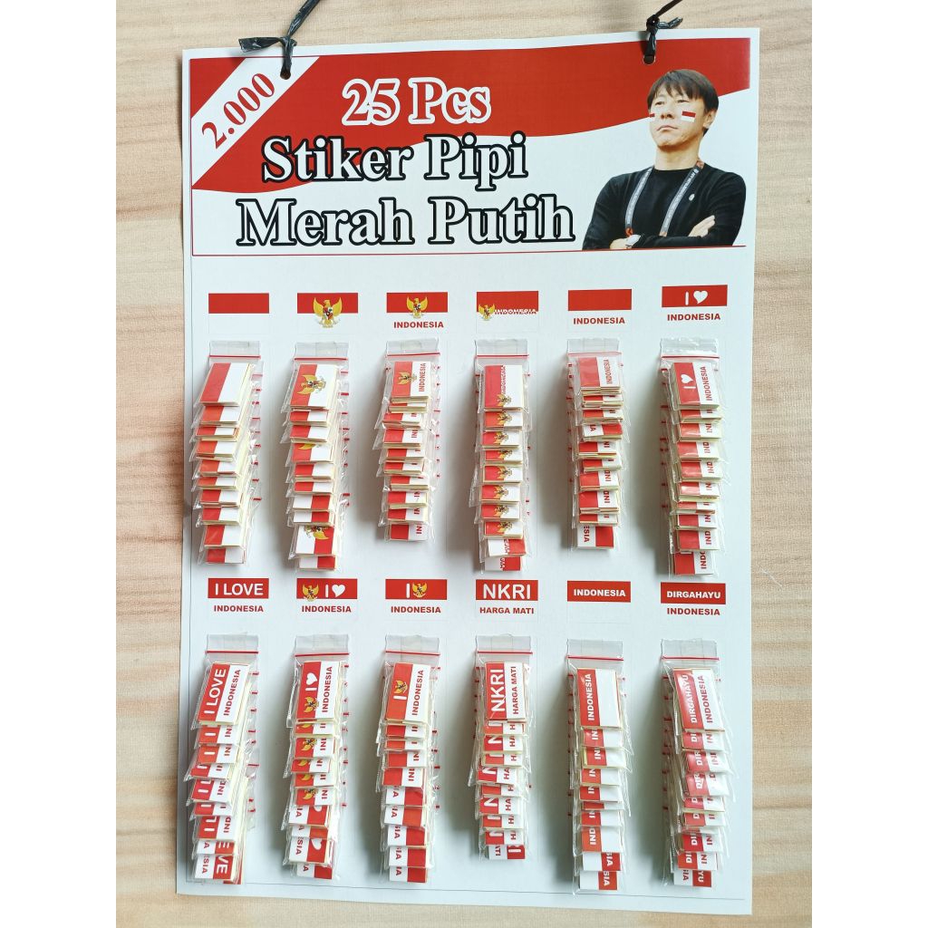 

PAKET JUALAN STIKER PIPI MERAH PUTIH