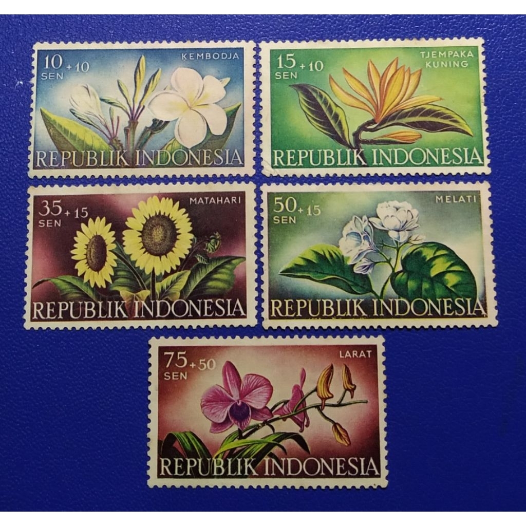 

Prangko Lawas Set Lengkap BUNGA Thn 1957