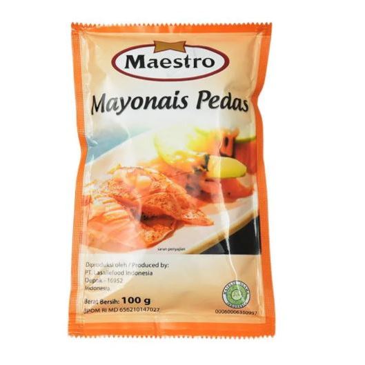 

Maestro Mayonaise Pedas 100gr - Mayo Pedas untuk Cocolan & Risol