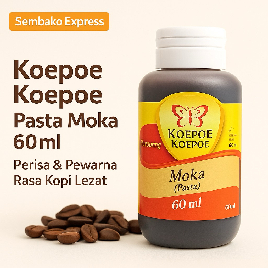 

Koepoe Koepoe Pasta Moka 60ml – Perisa & Pewarna Rasa Kopi Lezat