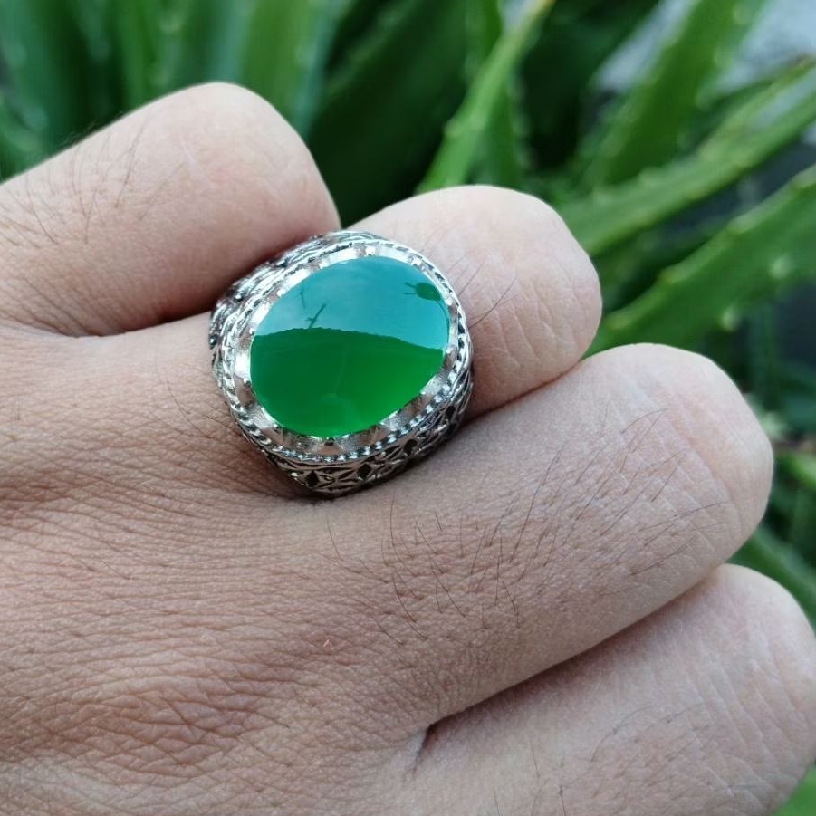 cincin batu akik yaman ahdor natural