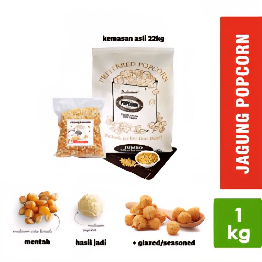 

Jagung Popcorn Mentah 1Kg - Preferred Mushroom Jumbo