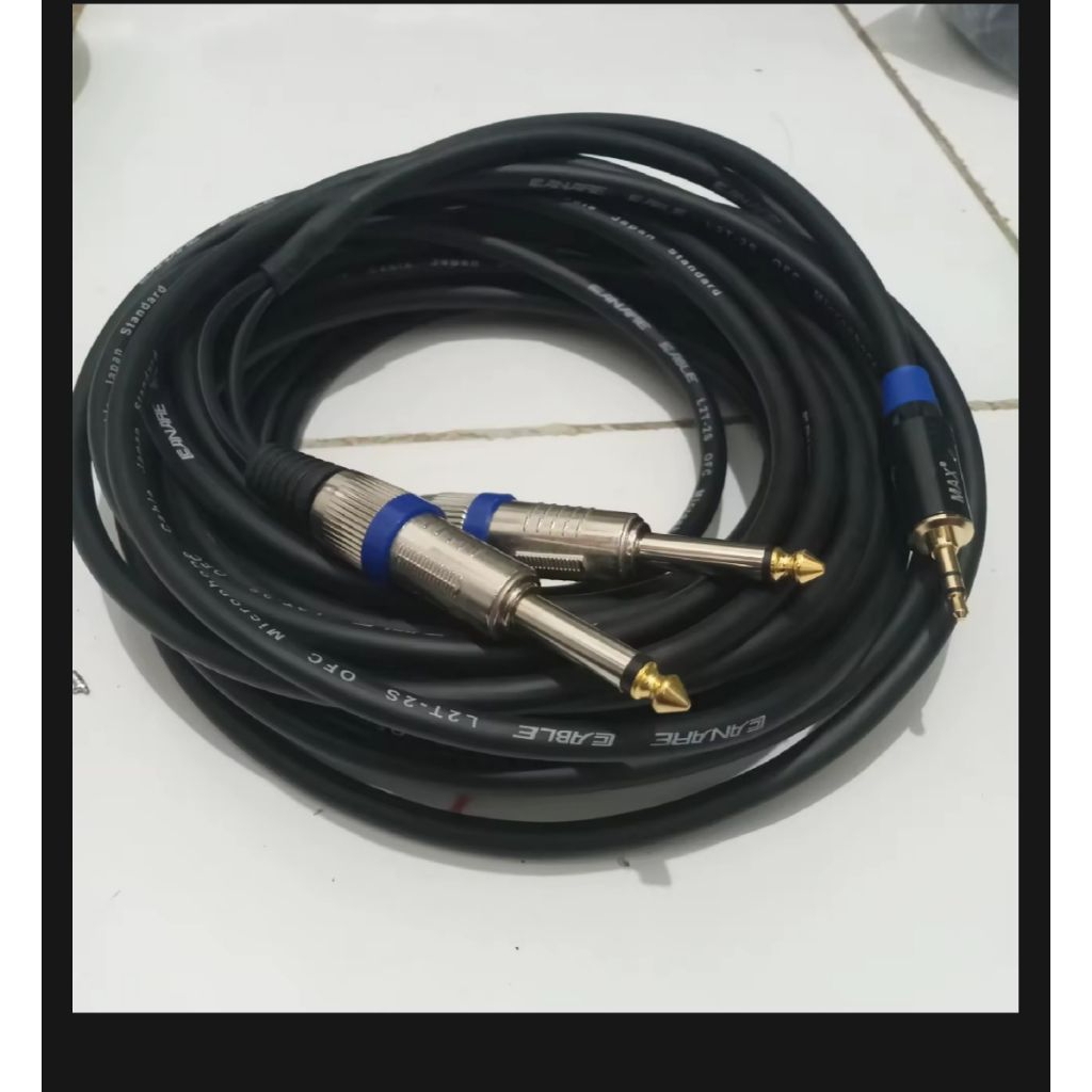 Kabel hp laptop ke mixer atau speaker siap pakai merk canare