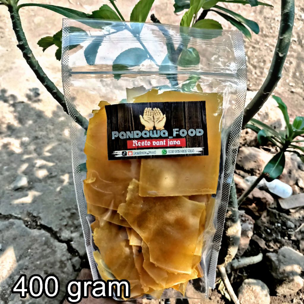 

Kerupuk Rambak Terigu Krupuk Rambak 400 Gram Kerecek Rambak Terigu Asli Dapur Emak
