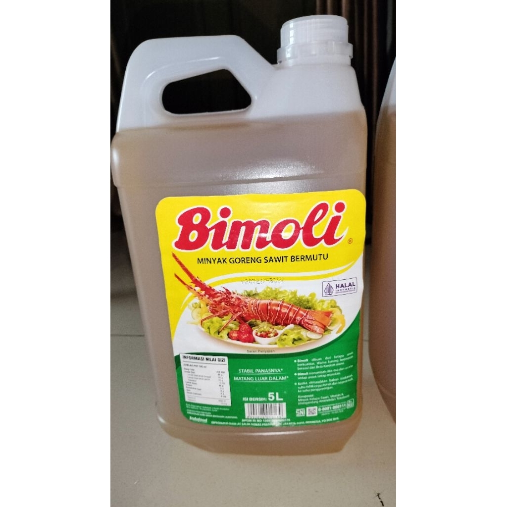 

Minyak goreng Bimoli 5L