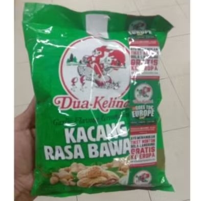 

Kacang kulit Rasa Bawang Dua kelinci 180g exp Mei 2026