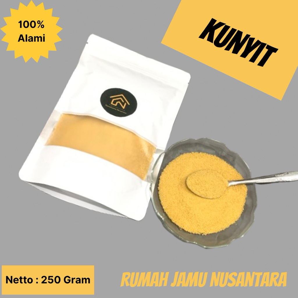 

MINUMAN KUNYIT SERBUK KESEHATAN, khasiat meredakan mual, menambah nafsu makan dan juga bisa digunakan untuk penambah daya tahan tubuh, berat per bungkus 250 gram