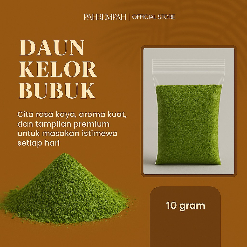 

PAHREMPAH - Daun Kelor Bubuk 10 Gram | Herbal Alami | Tanpa Campuran - Siap Seduh & Masak