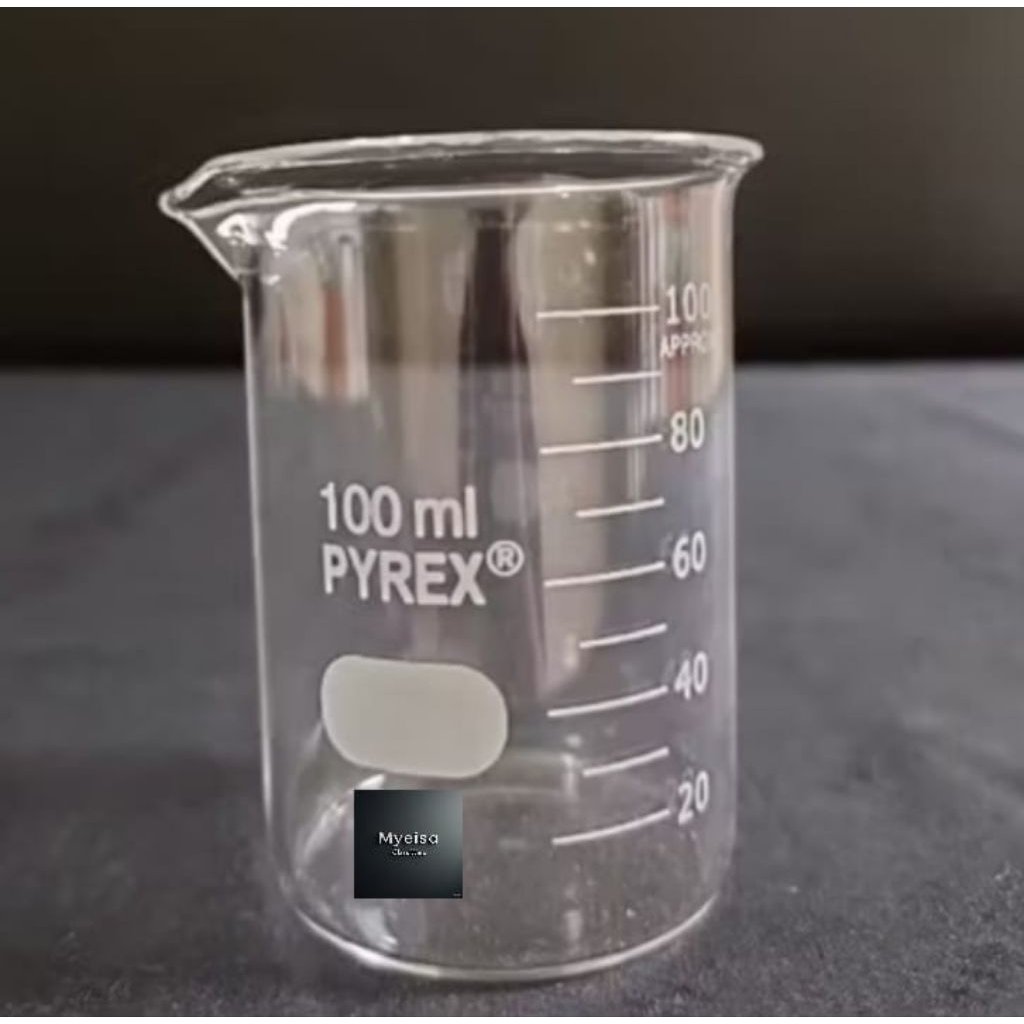 beaker glass 100ml pyrex