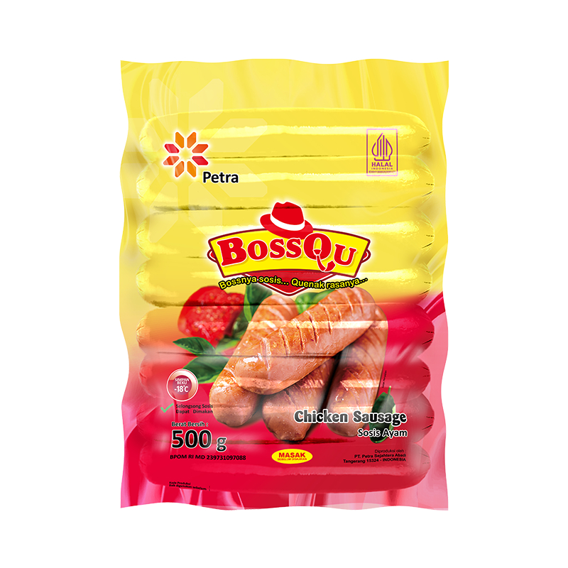 

PROMO!!, BossQue Sosis Ayam BakarJumbo 500 gram isi 8 pcs