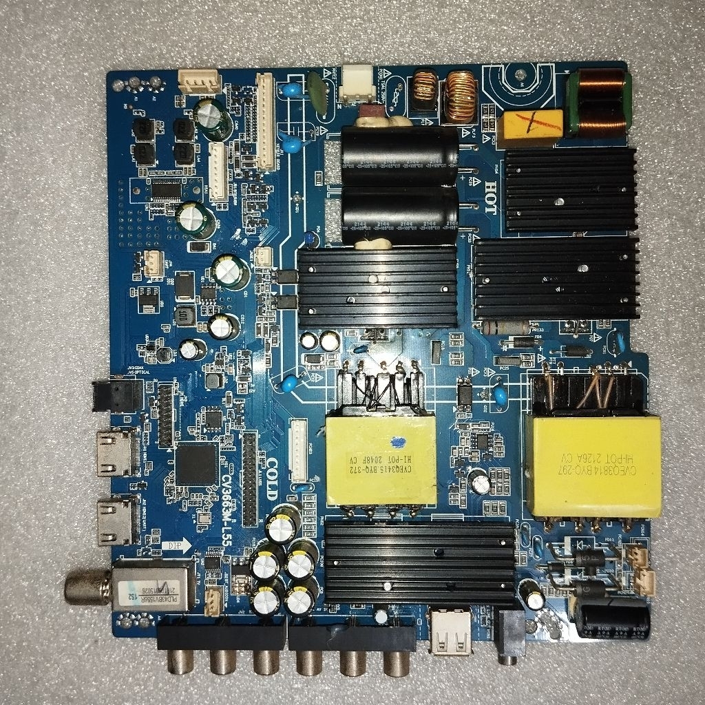 mainboard mobo mb motherboard mesin tv led Polytron PLD43BV1558R PLD43BV1558